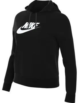 Sportswear Logo Damen Kapuzensweater, schwarz US: XS