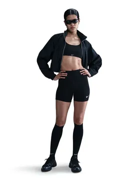 Sportswear Classic High-Waisted 5" Biker Damen Tights, schwarz US: XS