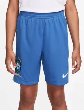 Brasilien 2026 Stadium Heim Dri-Fit Replica Kinder Shorts, blau US: XL