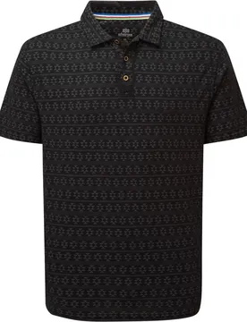 Bali Herren Poloshirt, schwarz XL