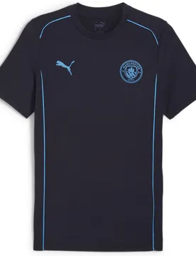 Manchester City Casuals Herren T-Shirt, blau L