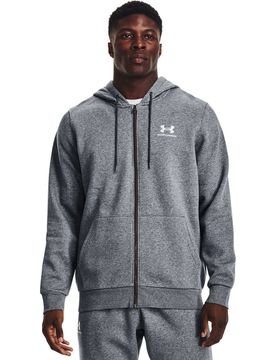 Icon Fleece Fullzip Hood Herren Kapuzensweater, grau XXL