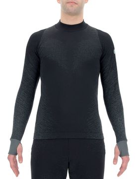 Running Exceleration Long Slturtle Neck Herren Sweatshirt, schwarz XL