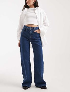 Curvy - Jean ample stretch - Bleu Gémeaux 40