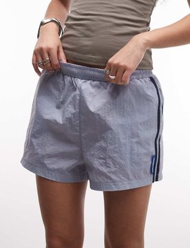Mini-short de survêtement-Gris L