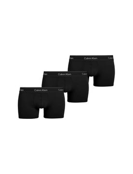 Icon Cotton Stretch - 3er-Pack Unterhosen in Triple-Schwarz mit niedrigem Bund Schwarz 46
