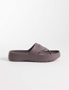Jeans - One Piece - Zehenstegsandalen in Malve-Brown Brown 39