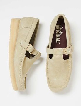 Originals - Wallabee - Chaussures en daim à bride salomé - Érable-Neutre 39.5