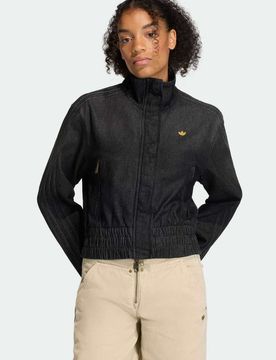 Originals - Trainingsoberteil aus Denim in True Black-Schwarz Schwarz M