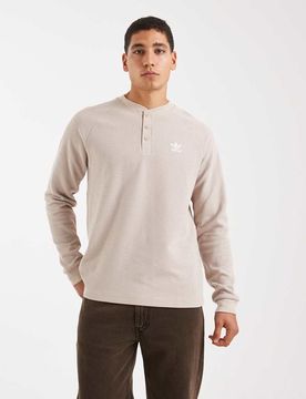 Originals - Trefoil Essentials - T-Shirt in Stein-Khaki-Neutral Neutral M