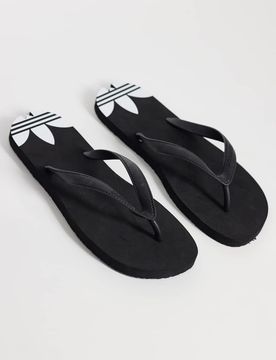 Originals - adisun - Zehenstegsandalen in Schwarz Schwarz 42