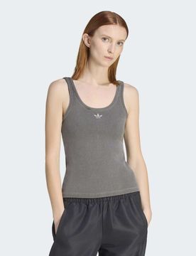 Originals - Essentials - Lineares Tanktop in Schwarz Schwarz L