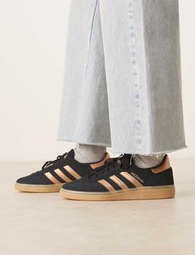 Originals - Handball Spezial - Sneaker in Schwarz und Bronze Schwarz 45 1/3