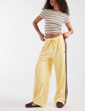 Pantalon de survêtement en tissu éponge - Jaune XS