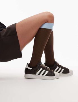 Superstar II - Baskets - Marron foncé et blanc-Brown 38 2/3