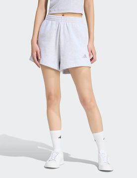 Adidas Kit - Short à petit logo - Gris clair chiné M 4in
