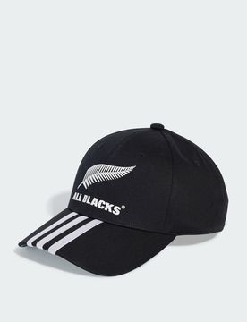 Performance - All Blacks - Baseball-Kappe in All Black mit den 3 Streifen-Schwarz Schwarz L-XL