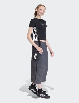 City Tech - Jupe tissée à fermeture éclair - Gris six M