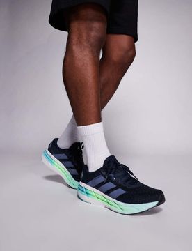 Running - Adistar 4 - Sneaker in Marineblau und Grün Marineblau 44 2/3