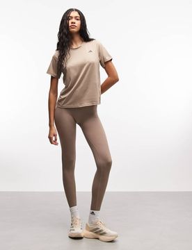 Training - Essentials - Lange Leggings in Kreidebraun-Brown Brown XL