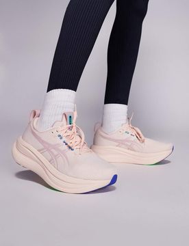 Gel-Nimbus 28 - Lauf-Sneaker in Perl Pink und Morganite-Rosa Rosa 41.5