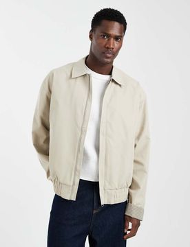 Bomberjacke in Stone-Neutral Neutral 3XL