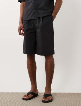 Lange Jorts aus Funktionsmaterial in Schwarz, Kombiteil Schwarz 3XL