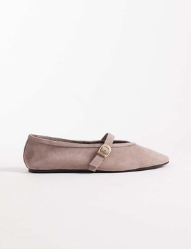 Lively - Ballerines style babies en daim de qualité supérieure - Blush-rose 37