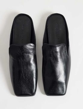Maude - Mules en cuir de qualité supérieure - Noir 41