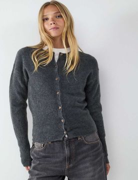 Gilet en maille - Gris béton S