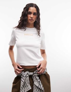 Nova - T-shirt à manches courtes et logo - Blanc 44