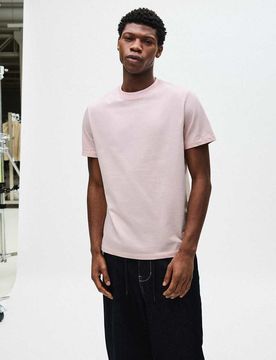 Kurzärmliges T-Shirt in Rosa Rosa XL
