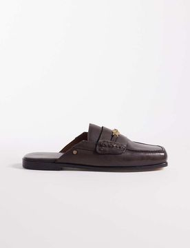 Colby - Mules style mocassins - Grain de café-Brown 41