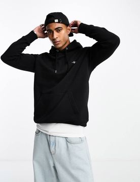 Kapuzenpullover in Schwarz mit Wappenlogo Schwarz 42