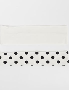 Er-Pack Stirnbänder in Weiß und mit schwarzen Polka Dots-Mehrfarbig Mehrfarbig No Size