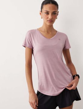 Reflective Vigilant - Leichtes T-Shirt in Mauve Shadow-Rosa Rosa 38