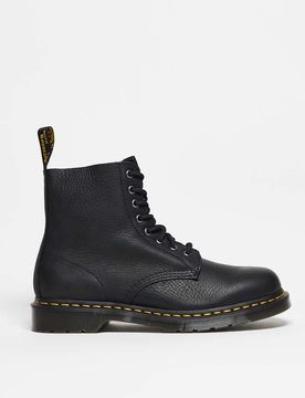 Dr Martens - 1460 Ambassador - Unisex-Stiefel aus weichem Leder in Schwarz Schwarz 48