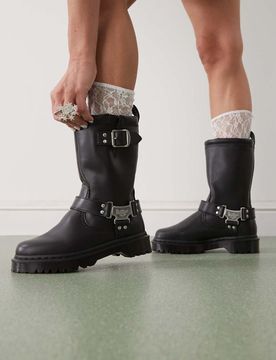 DR MARTENS - Anistone - Bottines montantes - Noir 36