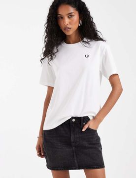 T-shirt ras de cou à manches courtes - Blanc 40