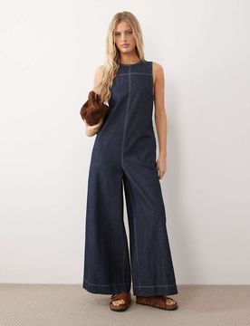 Do No Wrong - Combinaison en jean - Bleu M