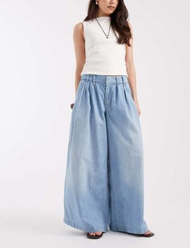 Scout - Pantalon large - Bleu californien M