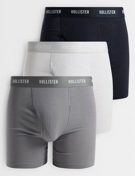 Er-Pack Boxershorts in Schwarz und Grau mit Eingriff-Mehrfarbig Mehrfarbig XS
