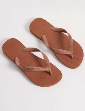 Zehenstegsandalen in Braun-Brown Brown 37-38