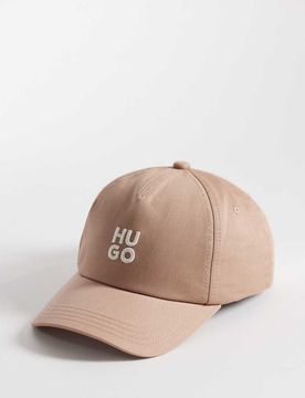 Asya - Casquette de baseball à logo - Beige-Brown One Size