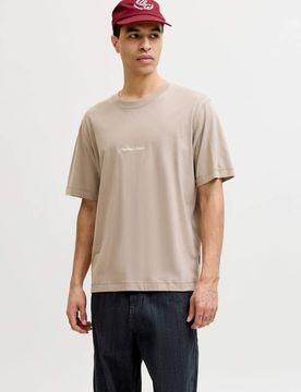 T-Shirt in Vintage-Khaki-Grün Grün L