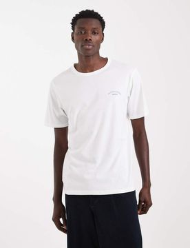 T-Shirt in Weiß mit Logo und normalem Schnitt Weiß L