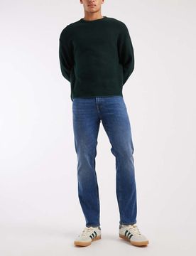 Clark - Jeans in Mittelblau mit regulärer Passform Blau W36 L32