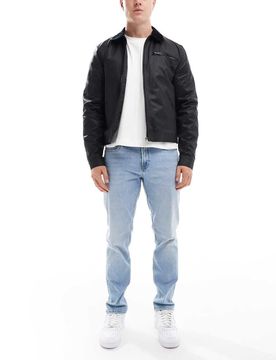 Adam - Schmal zulaufende Jeans in Hellblau Blau W34 L32
