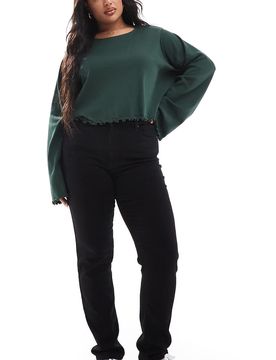 Curve - Jeans in verwaschenem Schwarz mit schmalem Schnitt Schwarz 46