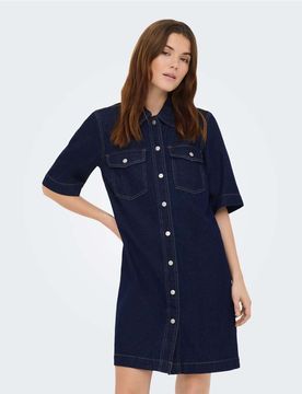 Jeanskleid in Dunkelblau Blau 36